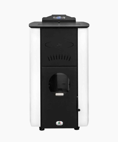 Poêle À Granulés Hydro Autonettoyante Asolo 20-22-24 Kw Blanc Poêle À Granulés Hydro Autonettoyante Asolo 20-22-24 Kw Blanc