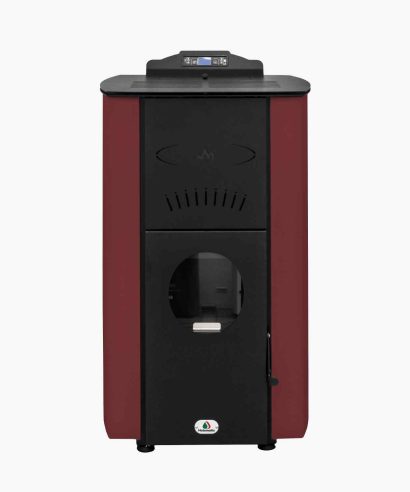 Poêle À Granulés Hydro Autonettoyante Asolo 20-22-24 Kw Rouge Poêle À Granulés Hydro Autonettoyante Asolo 20-22-24 Kw Rouge