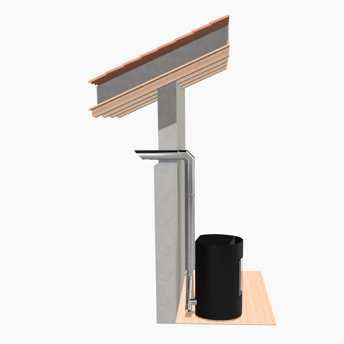 Kit Conduit Ventouse Ø100-Ø150 Kit Conduit Ventouse Ø100-Ø150